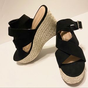 Crisscross Espadrille Wedge